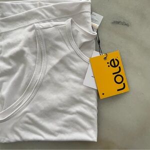 NWT Lole Women's White Tank Top size M
